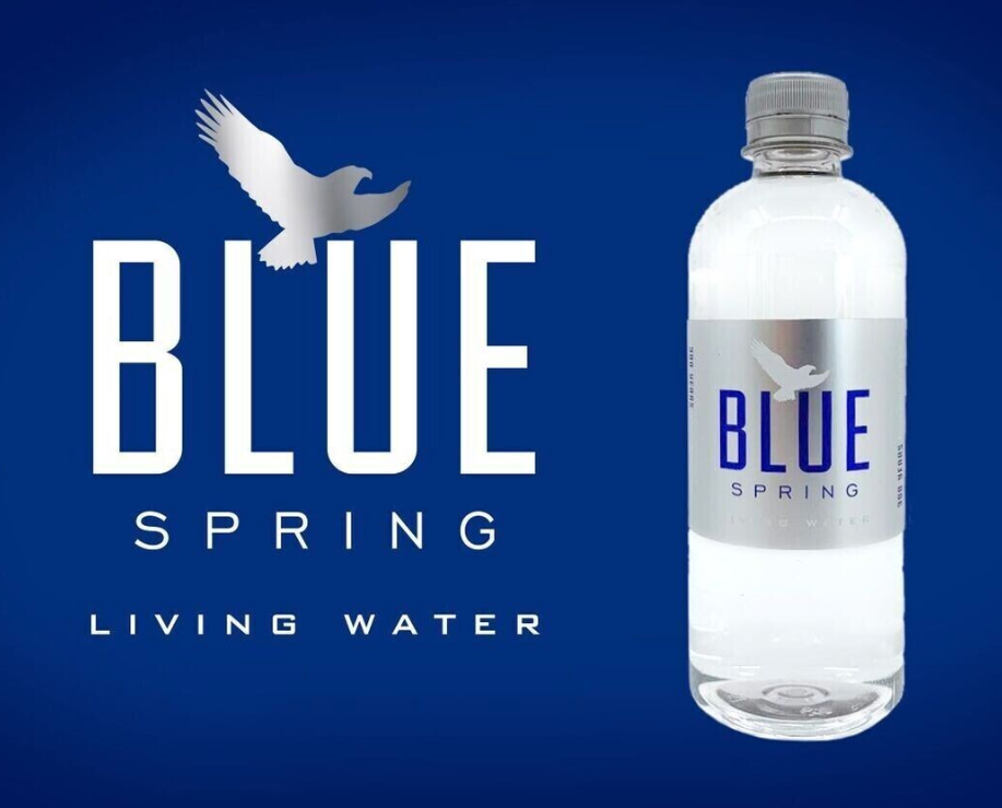 Spring water journey from natural source to bottle