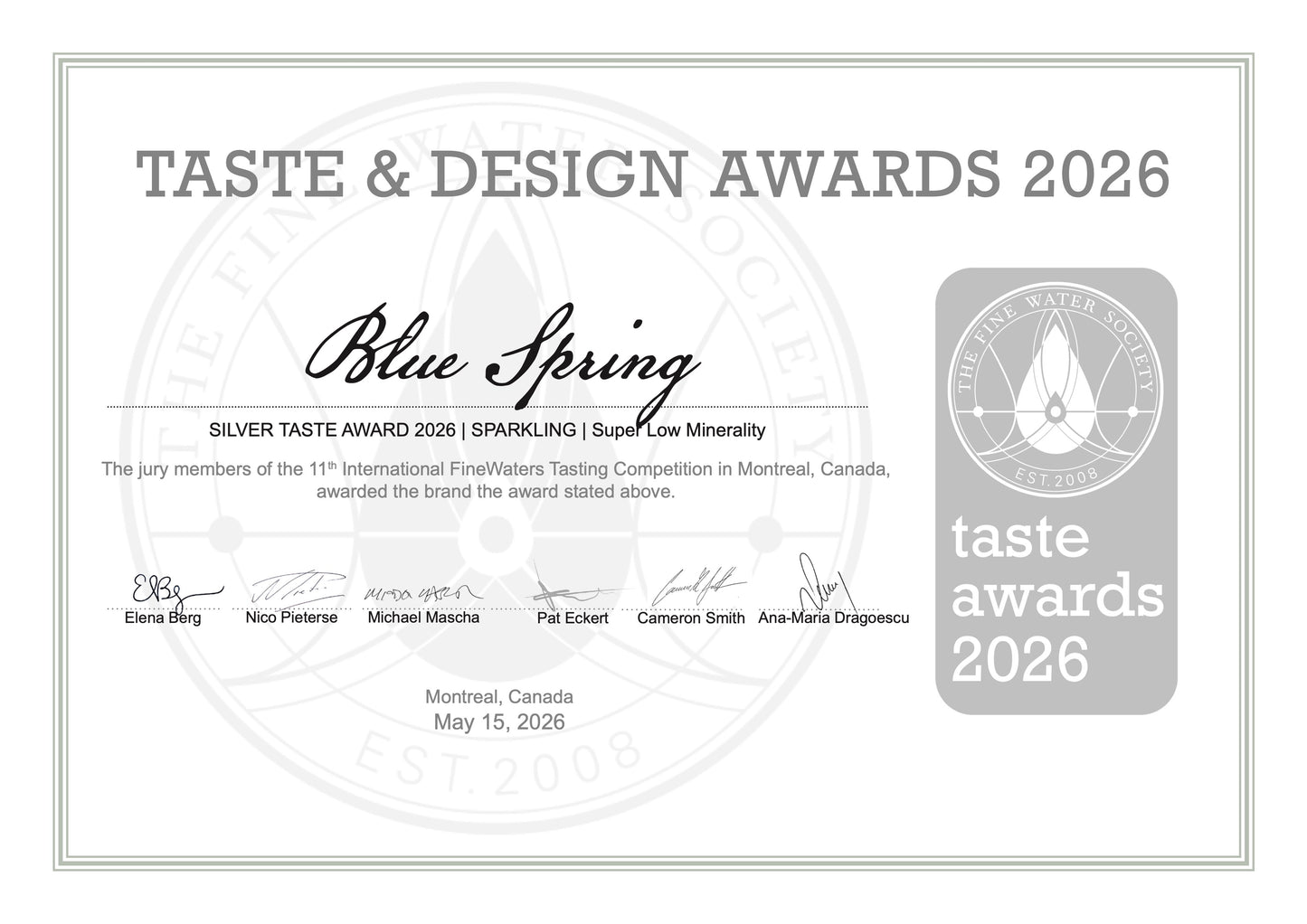 Blue Spring Sparkling 6-Pack